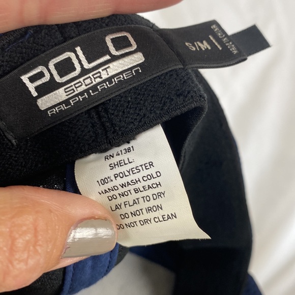 POLO Sport Ralph Lauren Blue Mesh Hat S/M - Picture 2 of 5